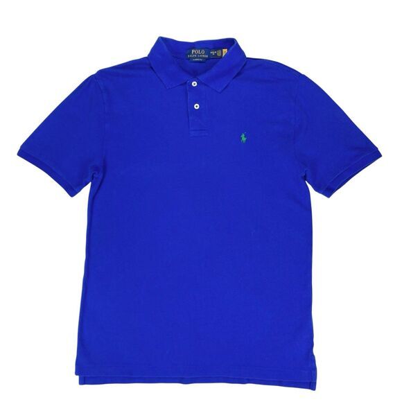 Polo Ralph Lauren Shirt Boys XL Blue Classic Fit Polo Green Pony Golf Core Comfy - Picture 3 of 11
